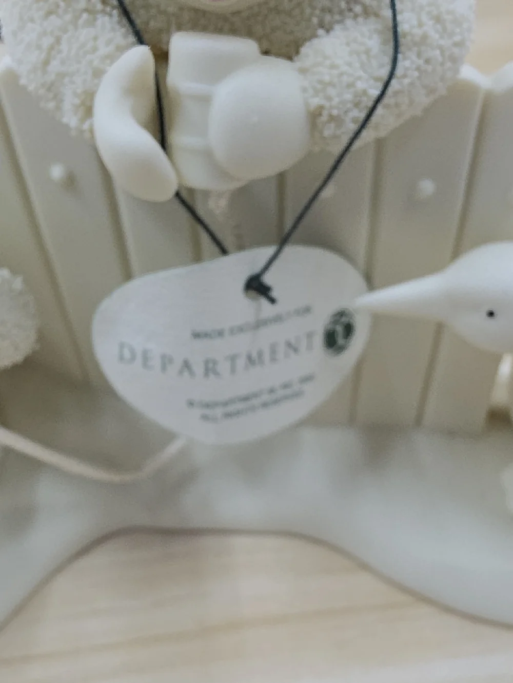 Department 56 Burning Up The Lines Snowbabies Bisque Porcelain Holiday Decor